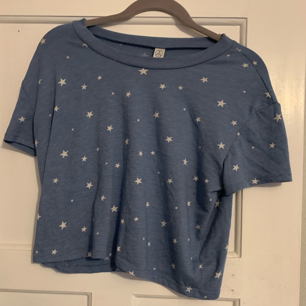 Alternative Apparel Cropped T-Shirt Stars